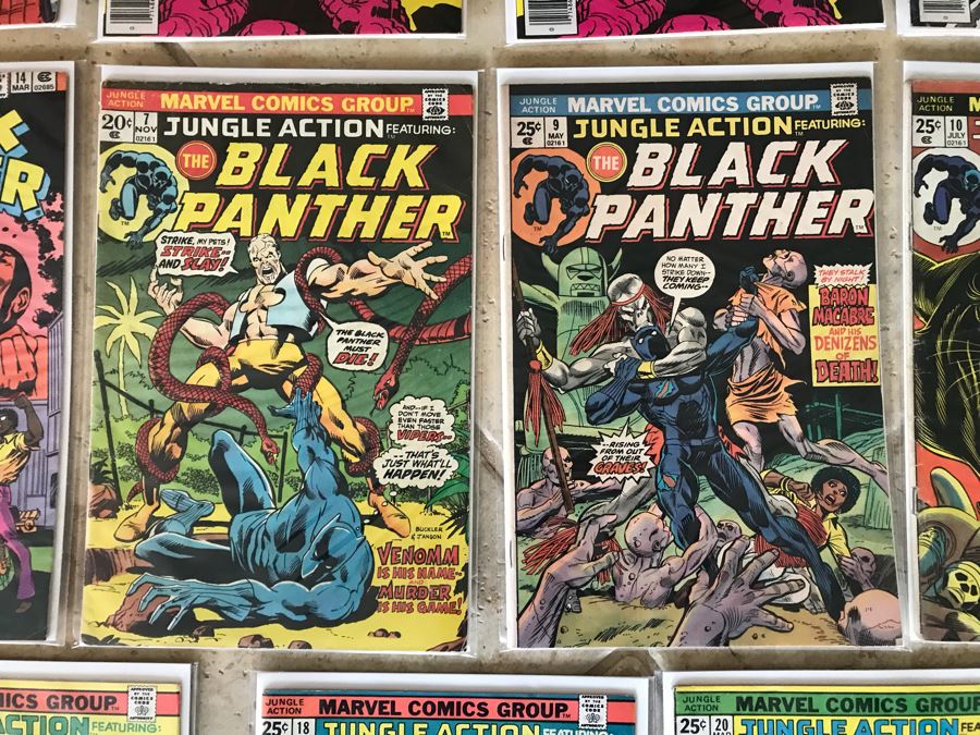 (20) Marvel Black Panther Issue 2 And Jungle Action Featuring: The Black Panther Comic Books - See Photos [Photo 8]