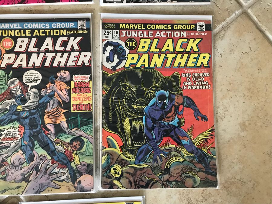 (20) Marvel Black Panther Issue 2 And Jungle Action Featuring: The Black Panther Comic Books - See Photos [Photo 9]