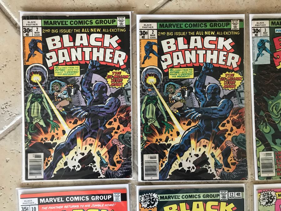 (20) Marvel Black Panther Issue 2 And Jungle Action Featuring: The Black Panther Comic Books - See Photos [Photo 2]