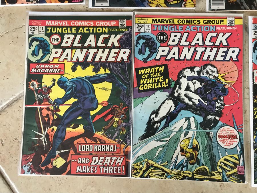(20) Marvel Black Panther Issue 2 And Jungle Action Featuring: The Black Panther Comic Books - See Photos [Photo 10]