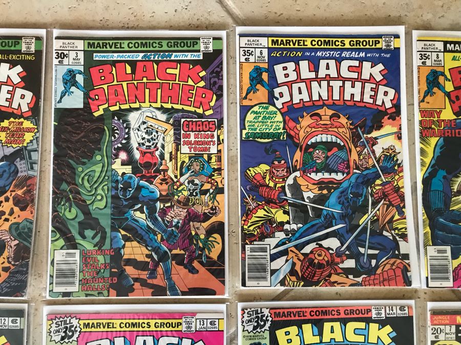(20) Marvel Black Panther Issue 2 And Jungle Action Featuring: The Black Panther Comic Books - See Photos [Photo 3]