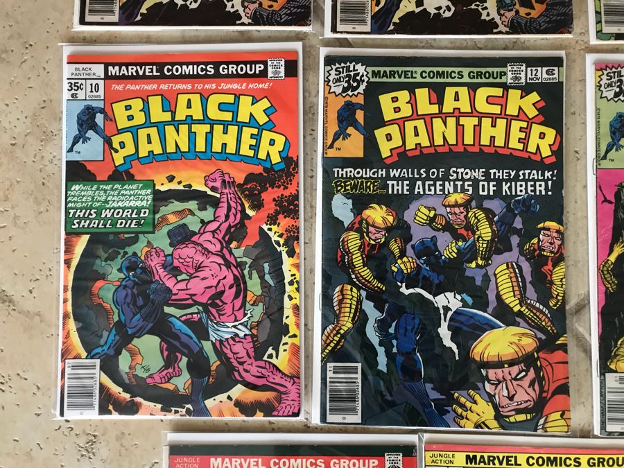 (20) Marvel Black Panther Issue 2 And Jungle Action Featuring: The Black Panther Comic Books - See Photos [Photo 6]