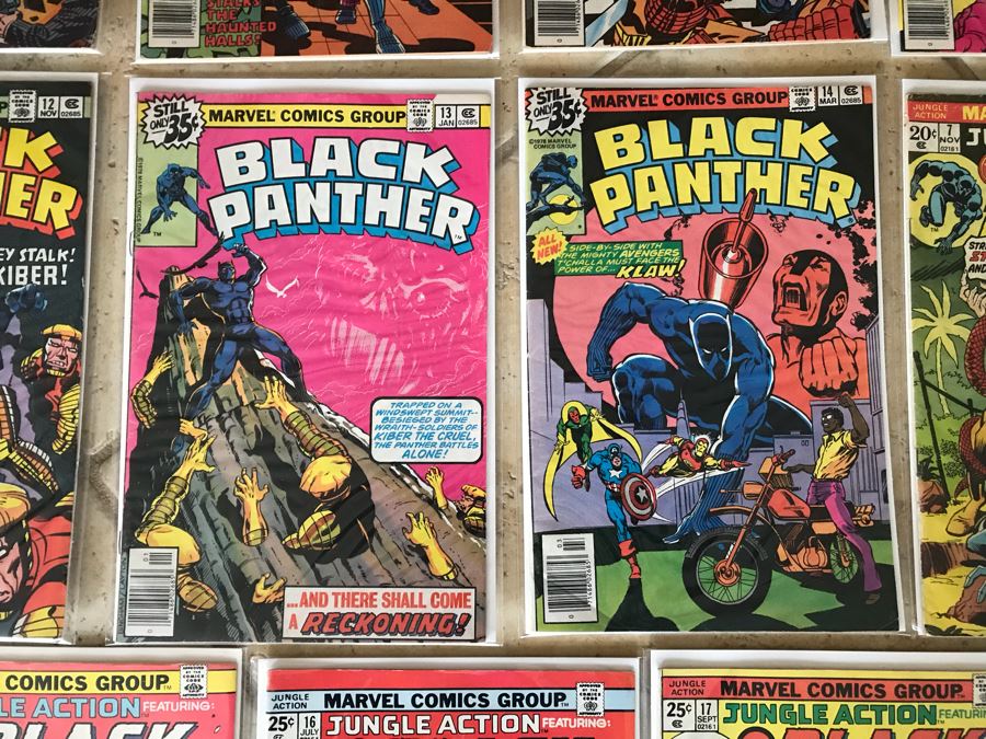 (20) Marvel Black Panther Issue 2 And Jungle Action Featuring: The Black Panther Comic Books - See Photos [Photo 7]