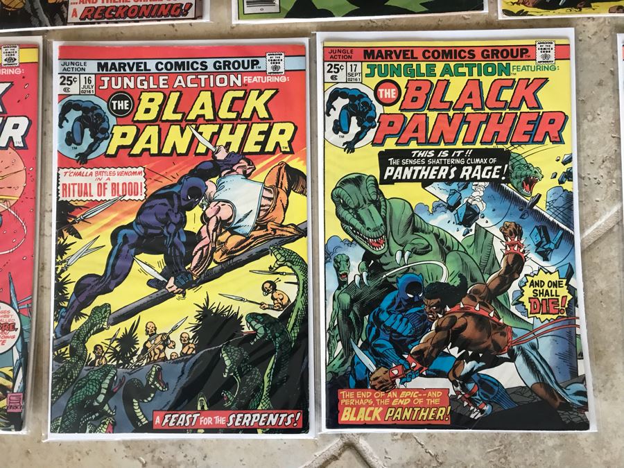 (20) Marvel Black Panther Issue 2 And Jungle Action Featuring: The Black Panther Comic Books - See Photos [Photo 11]