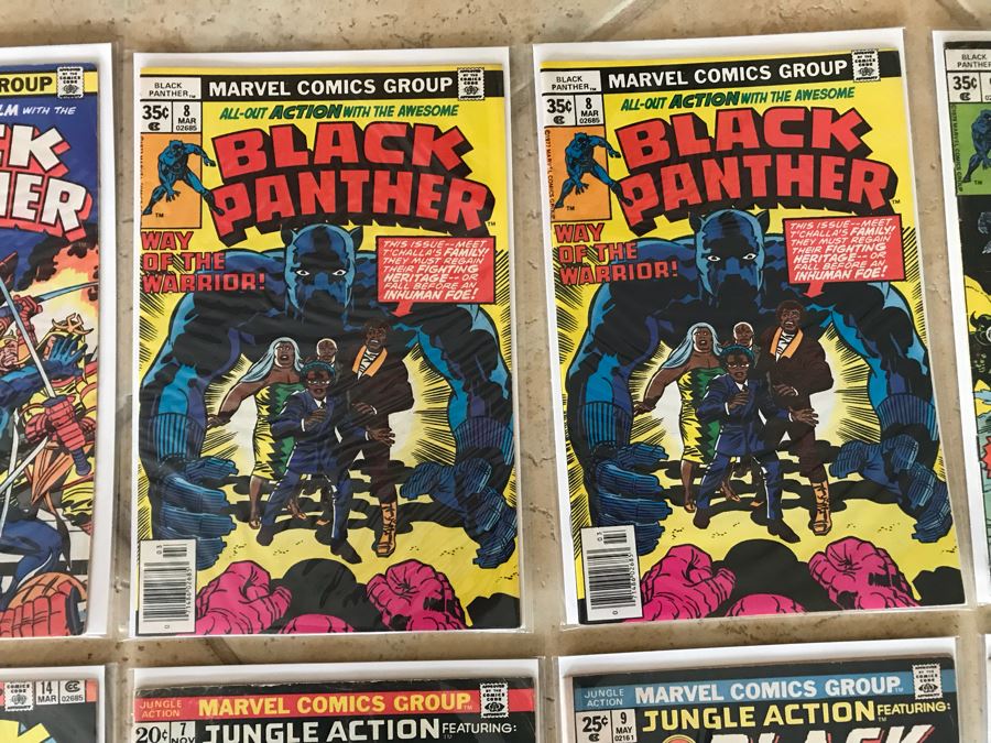 (20) Marvel Black Panther Issue 2 And Jungle Action Featuring: The Black Panther Comic Books - See Photos [Photo 4]
