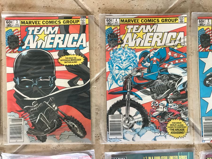 (15) Marvel Comic Books: Team America Issue 1, Fallen Angels 1, Beauty And The Beast 1, Firestar 1,  [Photo 3]