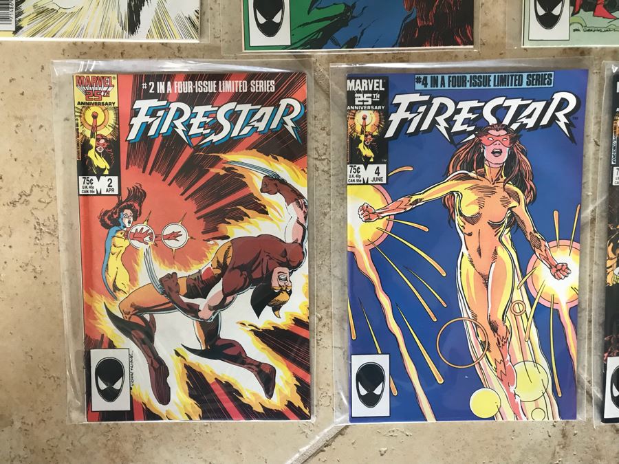 (15) Marvel Comic Books: Team America Issue 1, Fallen Angels 1, Beauty And The Beast 1, Firestar 1,  [Photo 8]