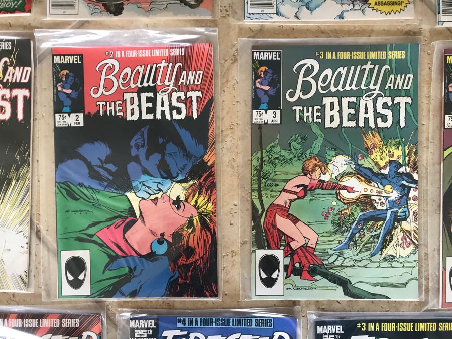 (15) Marvel Comic Books: Team America Issue 1, Fallen Angels 1, Beauty And The Beast 1, Firestar 1,  [Photo 6]