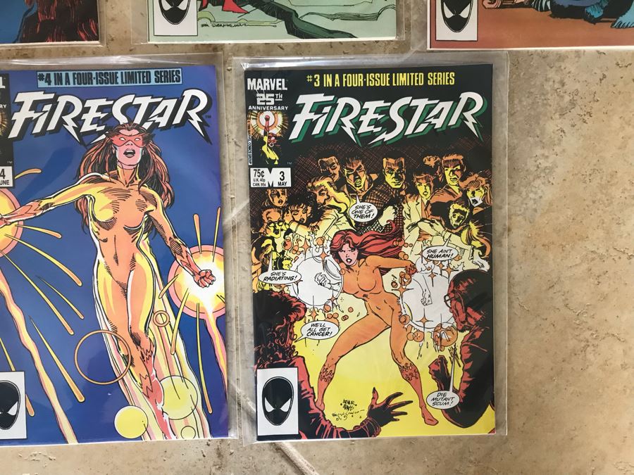 (15) Marvel Comic Books: Team America Issue 1, Fallen Angels 1, Beauty And The Beast 1, Firestar 1,  [Photo 9]