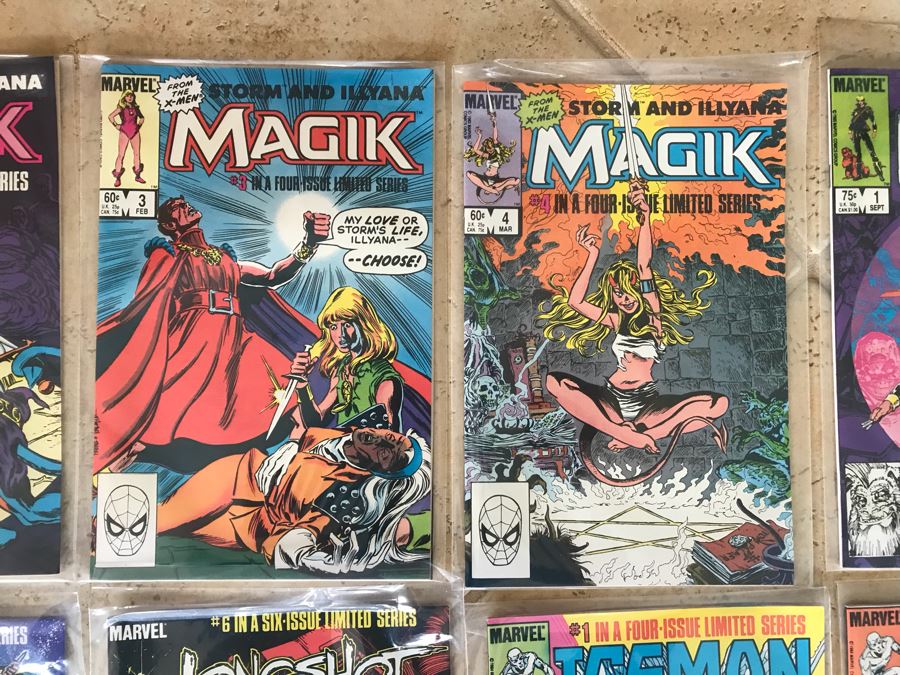 (21) Marvel Comic Books: Storm And Illyana Magik 1, Longshot 1, Iceman 1, Incredible Hulk And Wolverine 1, Kitty Pryde And Wolverine 1 [Photo 3]