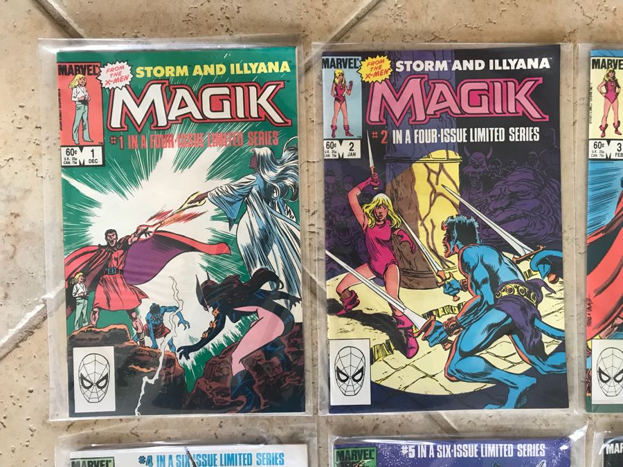 (21) Marvel Comic Books: Storm And Illyana Magik 1, Longshot 1, Iceman 1, Incredible Hulk And Wolverine 1, Kitty Pryde And Wolverine 1 [Photo 2]