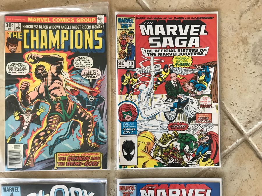 (29) Marvel Comic Books: The Champions, The Marvel Saga, The Comet Man 1, Cloak And Dagger 1, Cloak And Dagger [Photo 5]
