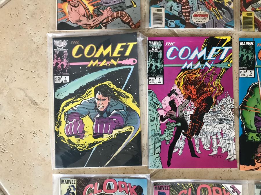 (29) Marvel Comic Books: The Champions, The Marvel Saga, The Comet Man 1, Cloak And Dagger 1, Cloak And Dagger [Photo 6]