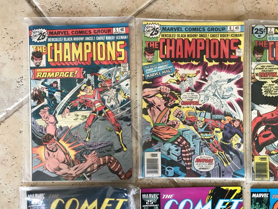 (29) Marvel Comic Books: The Champions, The Marvel Saga, The Comet Man 1, Cloak And Dagger 1, Cloak And Dagger [Photo 2]