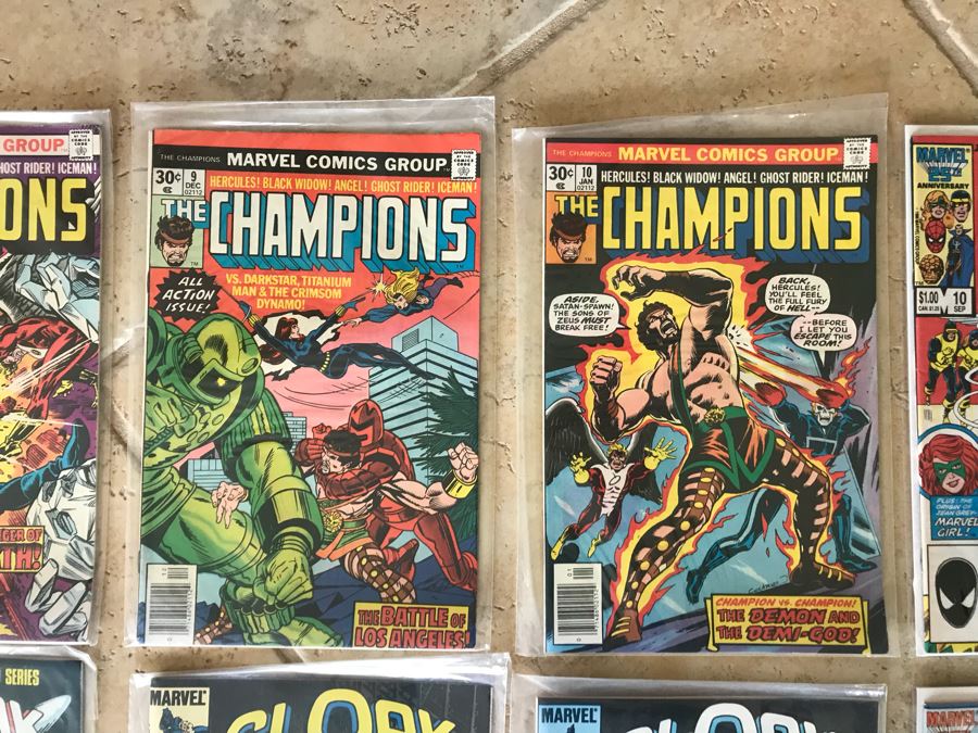 (29) Marvel Comic Books: The Champions, The Marvel Saga, The Comet Man 1, Cloak And Dagger 1, Cloak And Dagger [Photo 4]