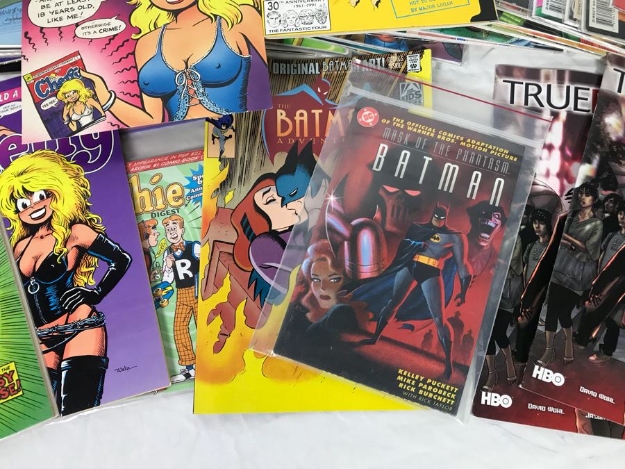 Comic Book Lot Includes Adult Comics Cherry Comics, True Blood, Superman, Wolverine - See Photos [Photo 3]