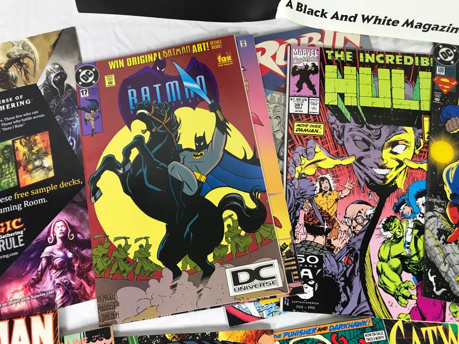 Comic Book Lot Includes A Nightmare On Elm Street Magazine Promo Poster - See Photos [Photo 4]