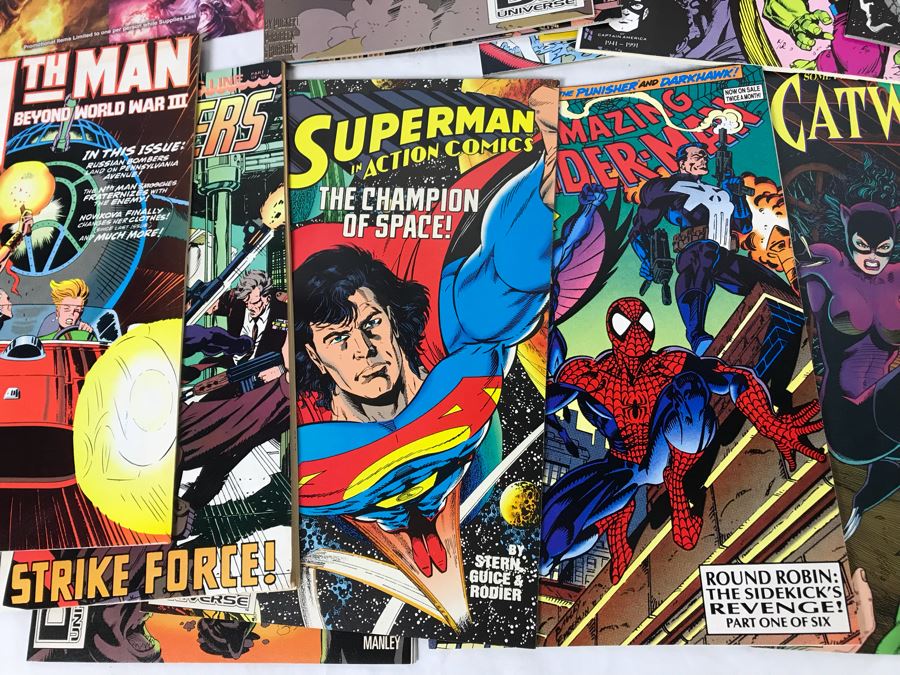 Comic Book Lot Includes A Nightmare On Elm Street Magazine Promo Poster - See Photos [Photo 13]