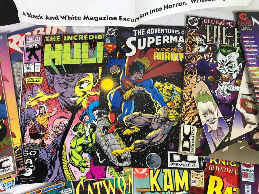 Comic Book Lot Includes A Nightmare On Elm Street Magazine Promo Poster - See Photos [Photo 5]