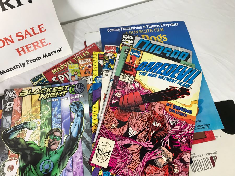 Comic Book Lot Includes A Nightmare On Elm Street Magazine Promo Poster - See Photos [Photo 8]