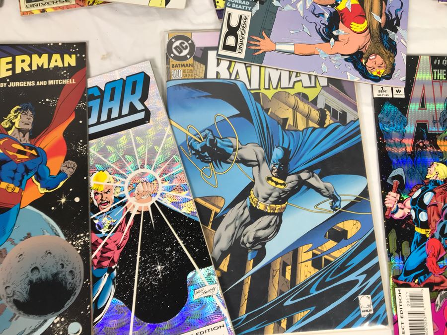 Comic Book Lot Includes DC Superman Action Comics Promo Poster - See Photos [Photo 13]