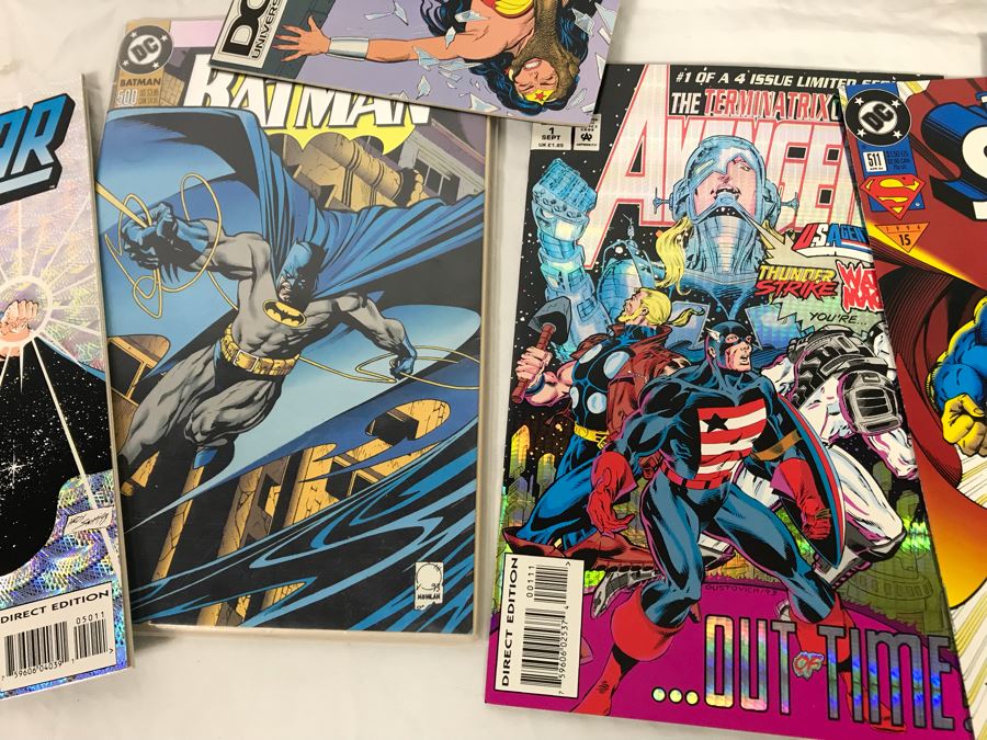 Comic Book Lot Includes DC Superman Action Comics Promo Poster - See Photos [Photo 8]