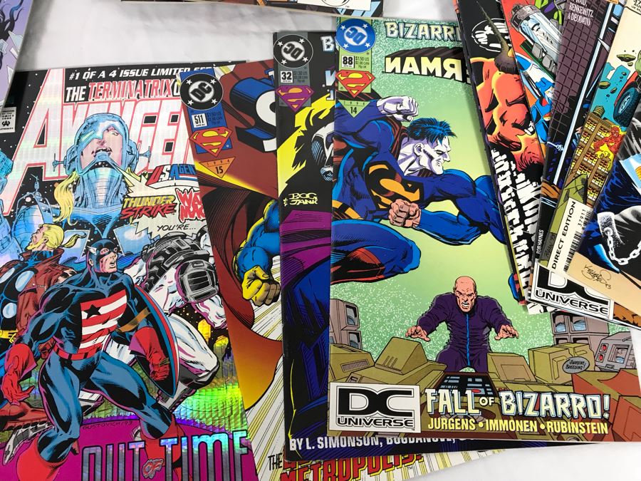 Comic Book Lot Includes DC Superman Action Comics Promo Poster - See Photos [Photo 7]