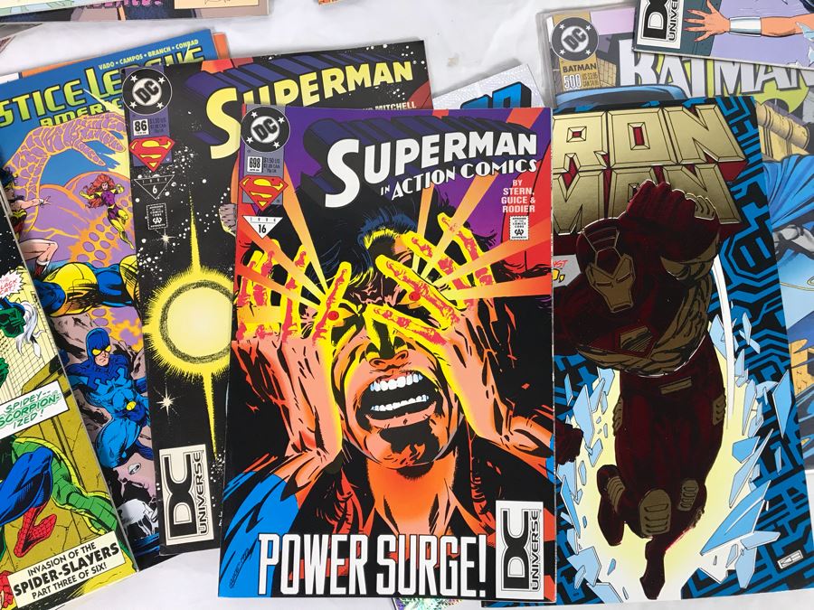 Comic Book Lot Includes DC Superman Action Comics Promo Poster - See Photos [Photo 11]