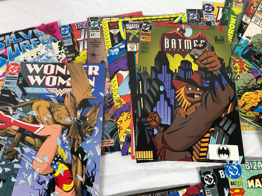 Comic Book Lot Includes DC Superman Action Comics Promo Poster - See Photos [Photo 3]