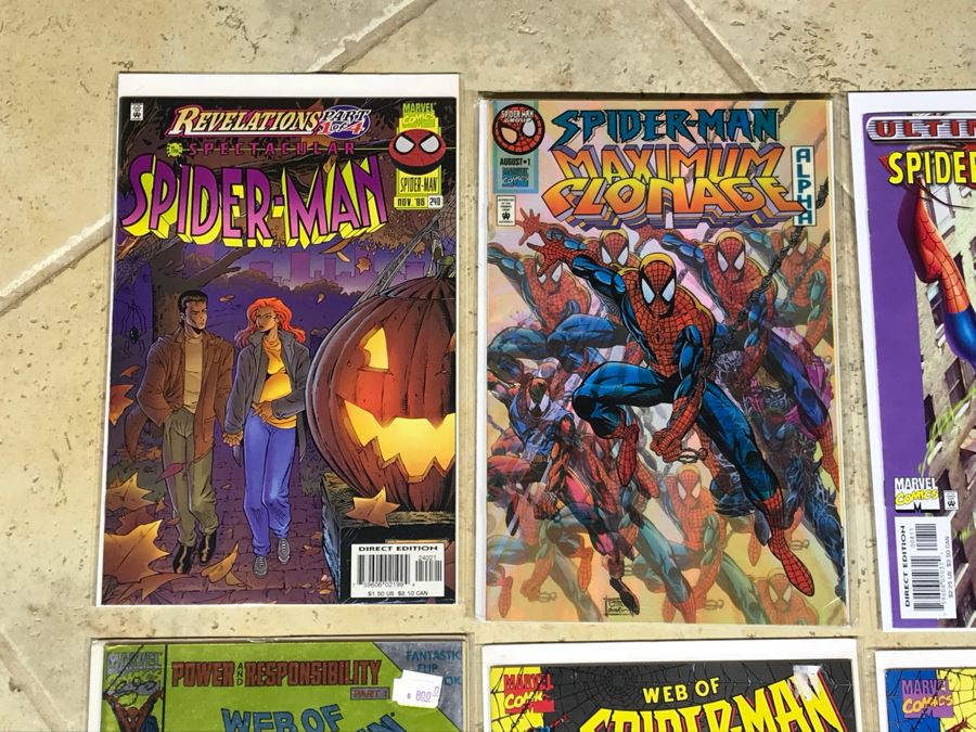 (18) Spider-Man, Spider-Girl, Spider-Woman Comic Books [Photo 2]
