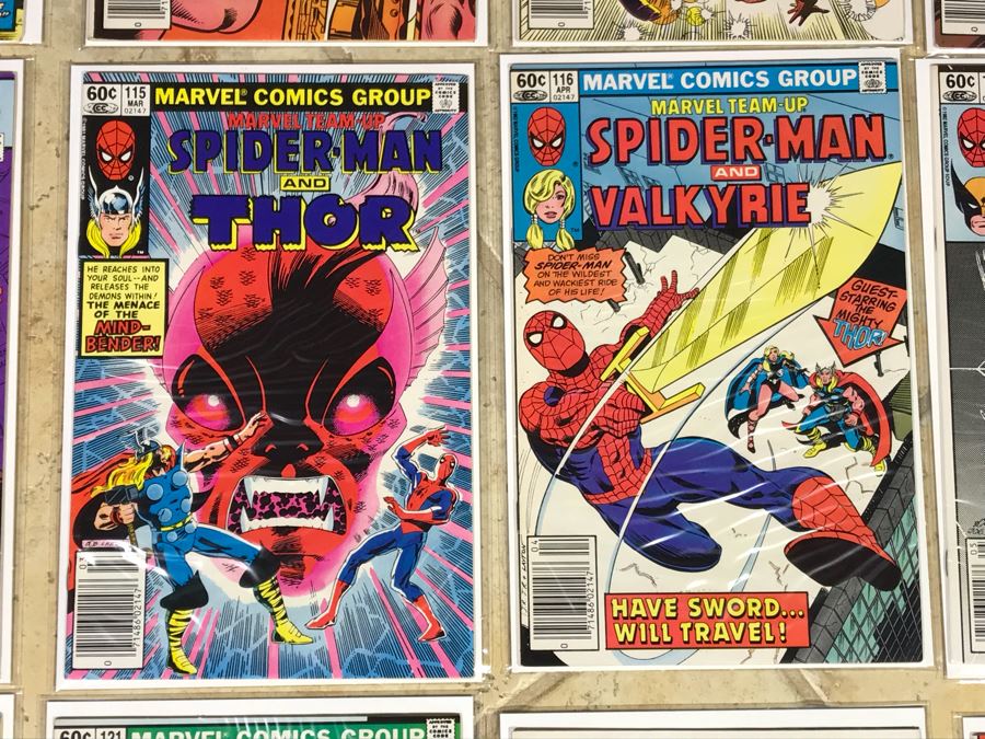 (21) Marvel Comics Marvel Team-Up Comic Books