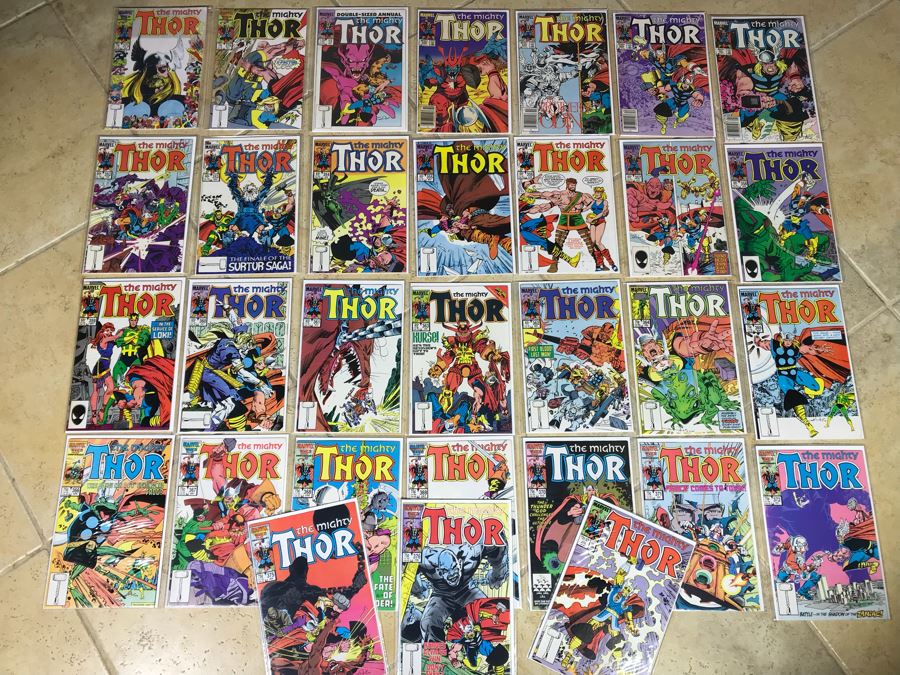 (31) Marvel Comics The Mighty THOR Comic Books