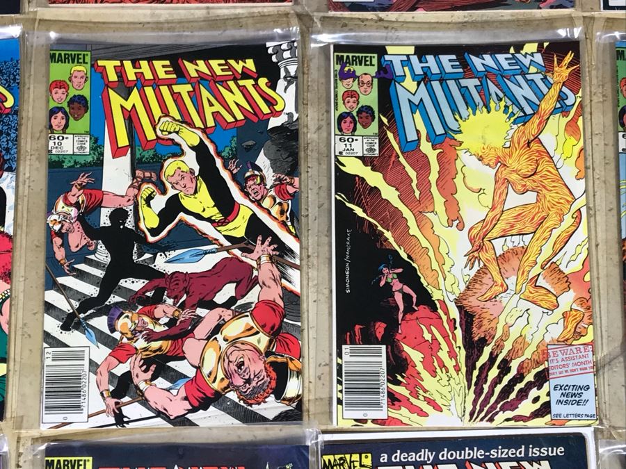 (28) Marvel Comics The New Mutants Comic Books [Photo 7]