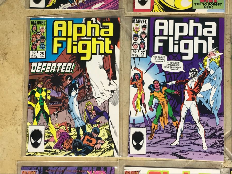 (28) Marvel Comics Alpha Flight X-Men Comic Books [Photo 10]