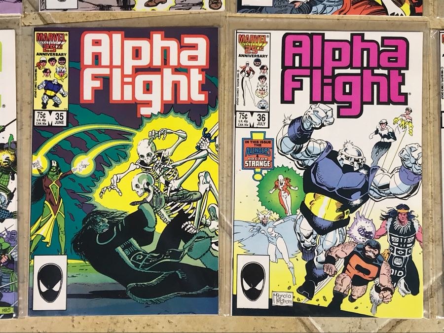 (28) Marvel Comics Alpha Flight X-Men Comic Books [Photo 15]