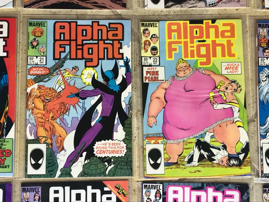 (28) Marvel Comics Alpha Flight X-Men Comic Books [Photo 7]