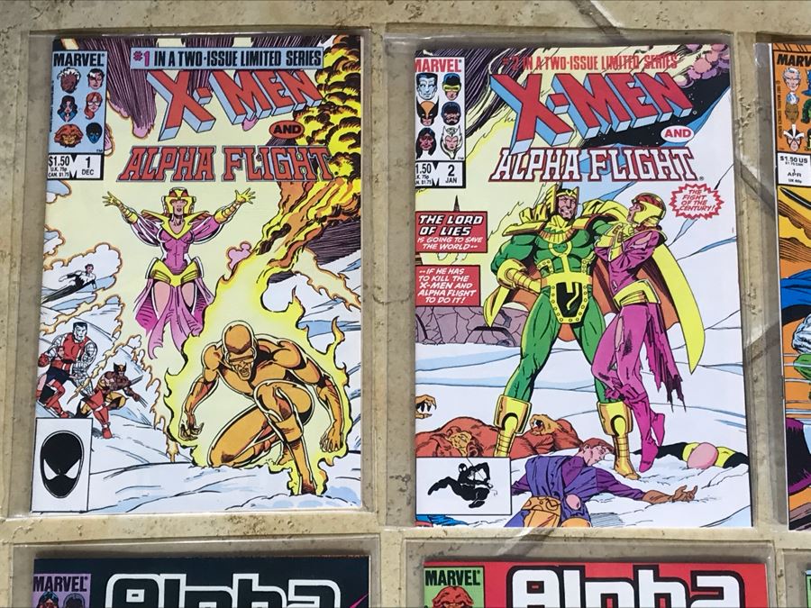 (28) Marvel Comics Alpha Flight X-Men Comic Books [Photo 2]