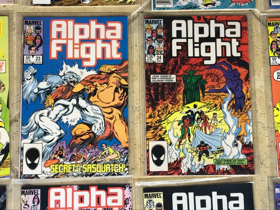(28) Marvel Comics Alpha Flight X-Men Comic Books [Photo 8]