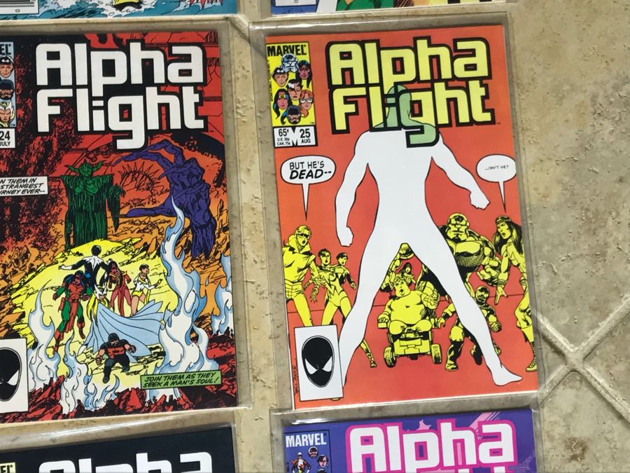 (28) Marvel Comics Alpha Flight X-Men Comic Books [Photo 9]