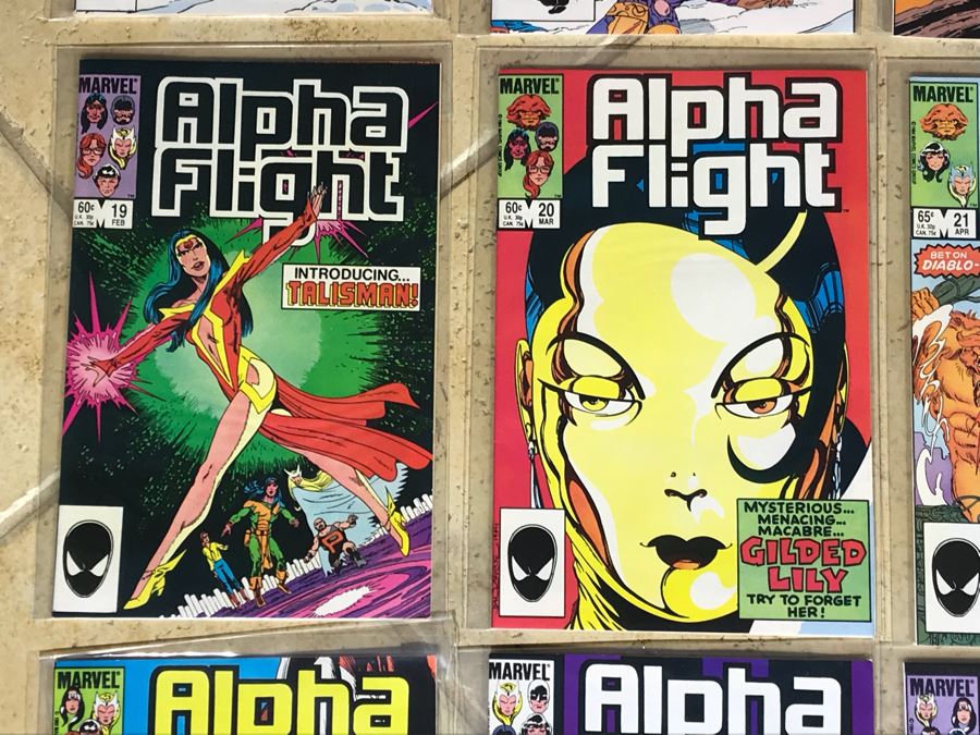 (28) Marvel Comics Alpha Flight X-Men Comic Books [Photo 6]