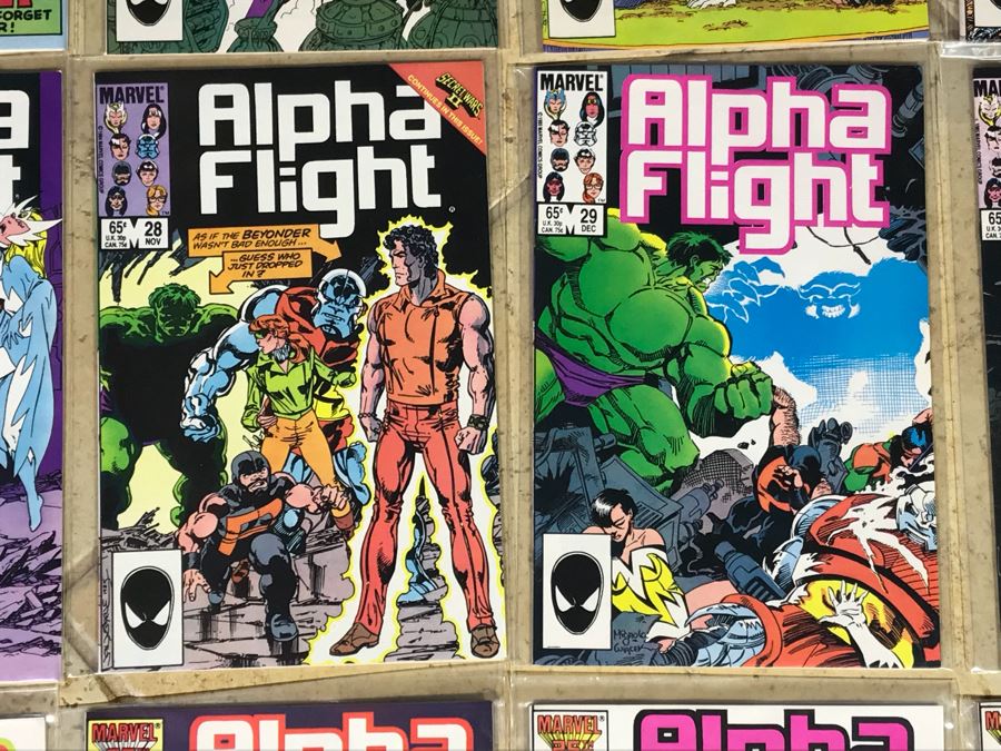 (28) Marvel Comics Alpha Flight X-Men Comic Books [Photo 11]
