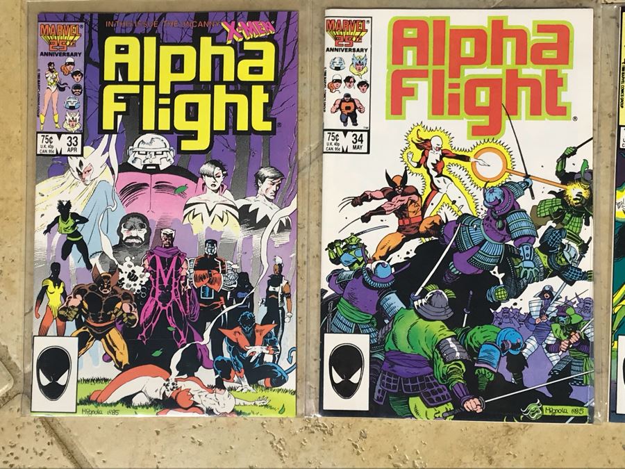 (28) Marvel Comics Alpha Flight X-Men Comic Books [Photo 14]