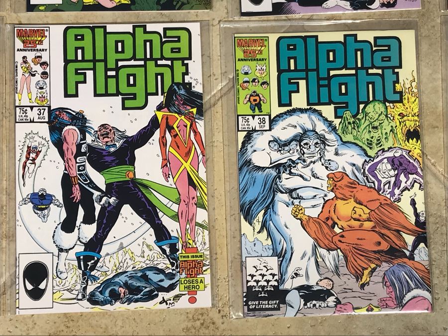 (28) Marvel Comics Alpha Flight X-Men Comic Books [Photo 16]