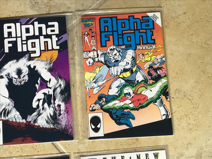 (24) Marvel Comics Alpha Flight And The New Mutants Comic Books [Photo 5]
