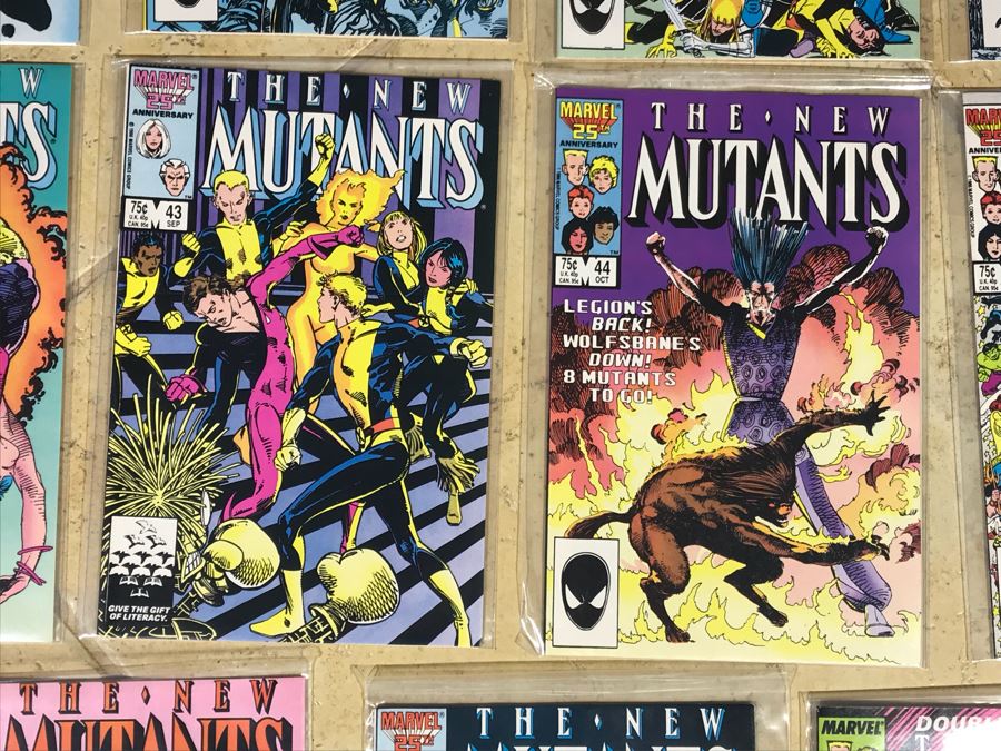 (24) Marvel Comics Alpha Flight And The New Mutants Comic Books [Photo 11]