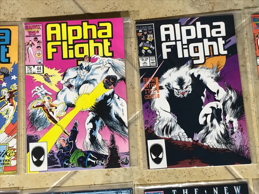 (24) Marvel Comics Alpha Flight And The New Mutants Comic Books [Photo 4]