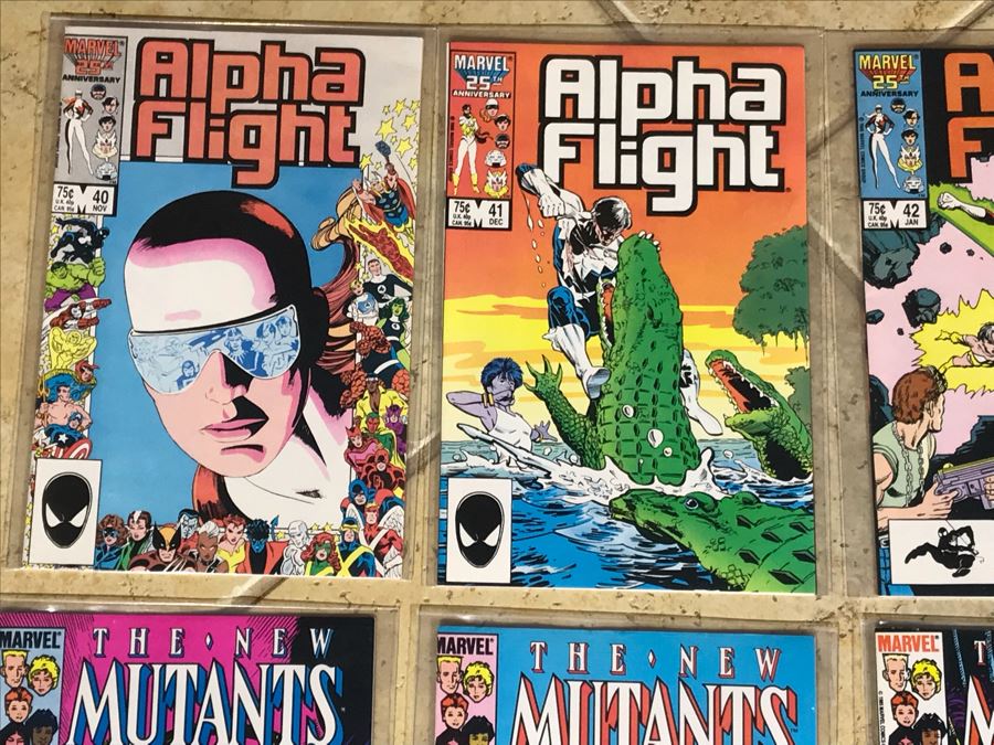 (24) Marvel Comics Alpha Flight And The New Mutants Comic Books [Photo 2]