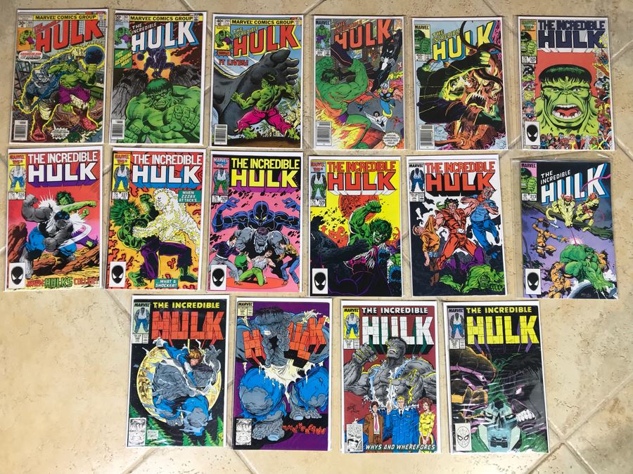 (16) Marvel Comics The Incredible HULK Comic Books
