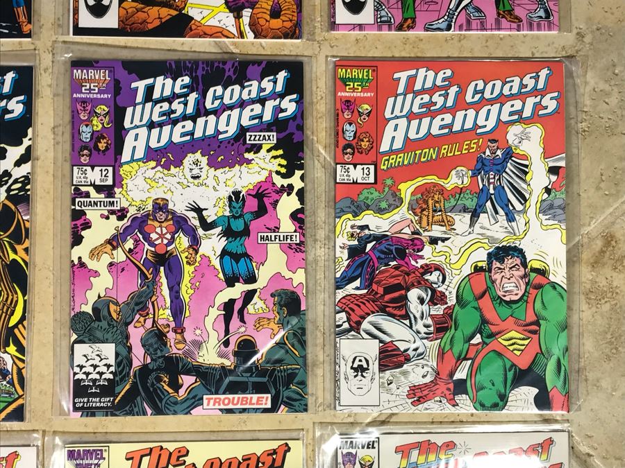 (24) Marvel Comics West Coast Avengers Comic Books Incl Issue #1 [Photo 10]
