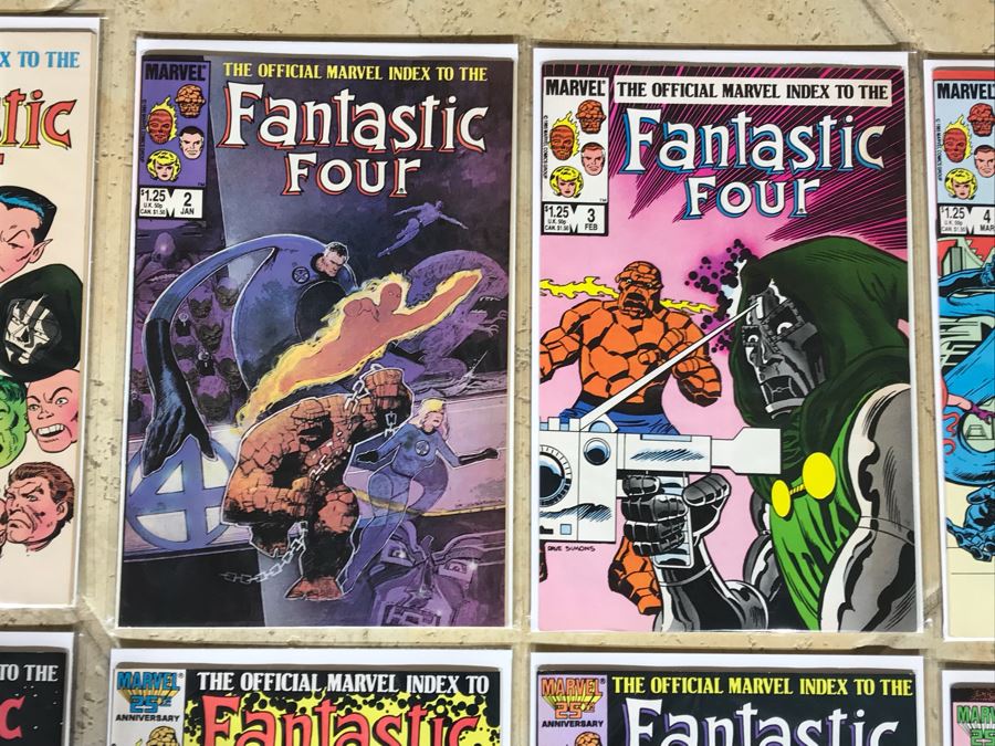 (13) Marvel Comics Official Marvel Index To The Fantastic Four Comic Books [Photo 3]